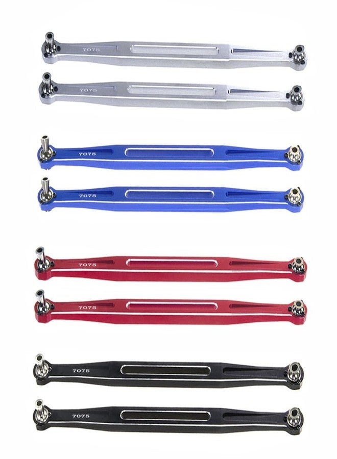 UURCSKY Aluminum Front Steering Tie Rod Links for 1/6 XRT 1/5 X-MAXX WideMaxx 8S 4WD Monster Truck Upgrades Parts 2 pcs/Set #7897 (Red) - Image 5